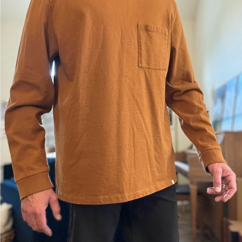 Madewell Men's Copper Long Sleeve Tee